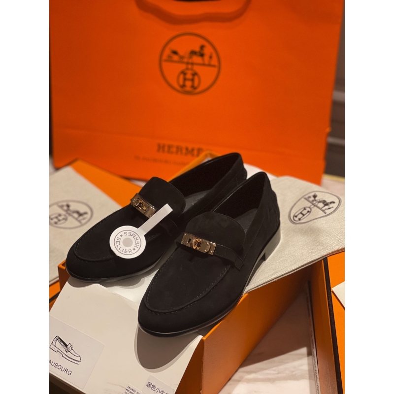 H**mes leather shoes